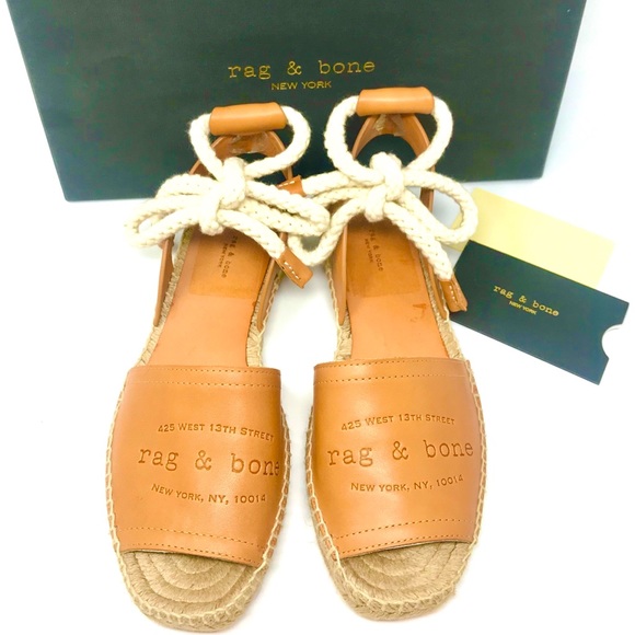 NWT Rag and Bone Leather Espadrille - Picture 6 of 11